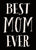 'Best Mom Ever' - 5X7 Decorative Wooden Box Sign