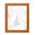 Kelley Burl Wooden Frames, 4X6, 5X7, 8X10 - Natural, Brown, Cocoa