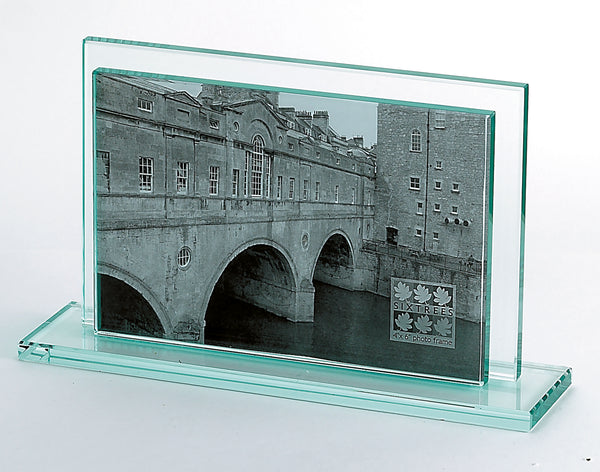 Deco Glass Horizontal Picture Frame
