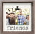 Friends Clip Frame - 10X10 Frame, For 5X7 Photo