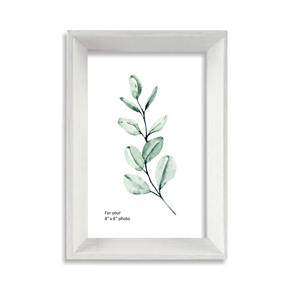 Noah Wooden Picture Frame 4X6, 5X7, 8X10 Black, White, Grey and Blue