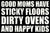 8 X 12 Box Sign Good Moms Have Sticky Floors Dirty Ovens And Happy Kids