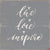 8 X 8 Box Sign Live Love Inspire